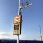来涞科技直供固定雷达测速抓拍显示系统